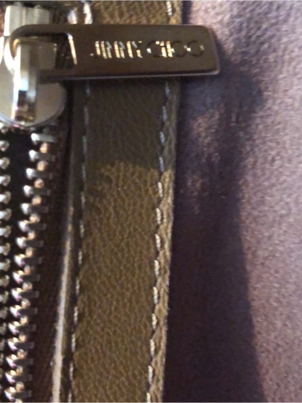 Jimmy Choo Riley Suede Tote - Picture 7 of 7
